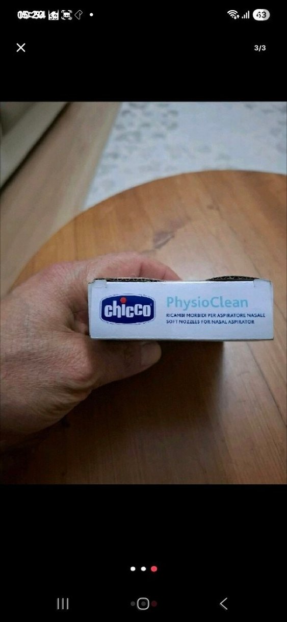 Chicco PhysioClean Nazal Aspiratör Yumuşak Uç 10'lu - Görsel 3