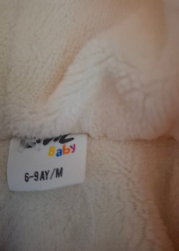 Kız Çocuk Pembe Kapüşonlu Kürklü Mont - Görsel 3