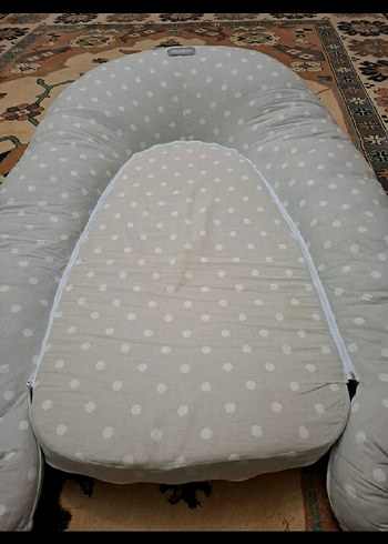 Gri Desenli Bebek Yatak Minderi - Görsel 2