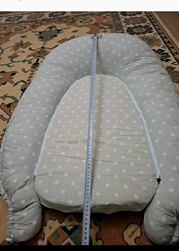 Gri Desenli Bebek Yatak Minderi - Görsel 5