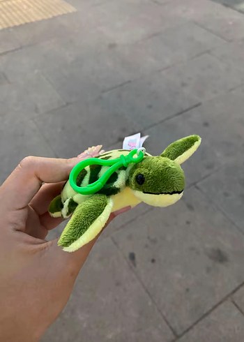 Yeşil Kaplumbağa Peluş Anahtarlık