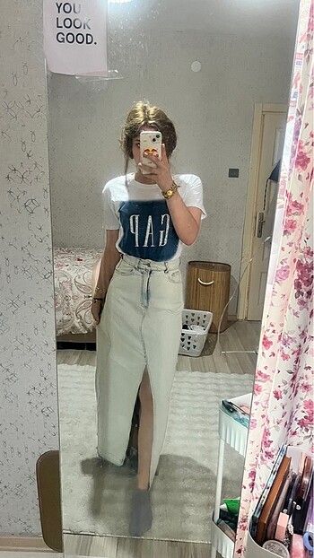 Diğer Yırtmaçlı uzun etek