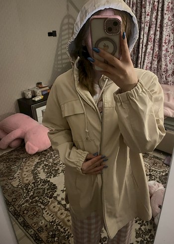 koton kapüşonlu yağmurluk - Görsel 3