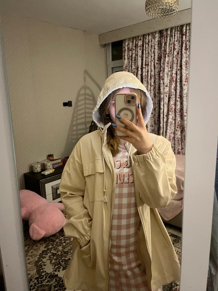 koton kapüşonlu yağmurluk - Görsel 2