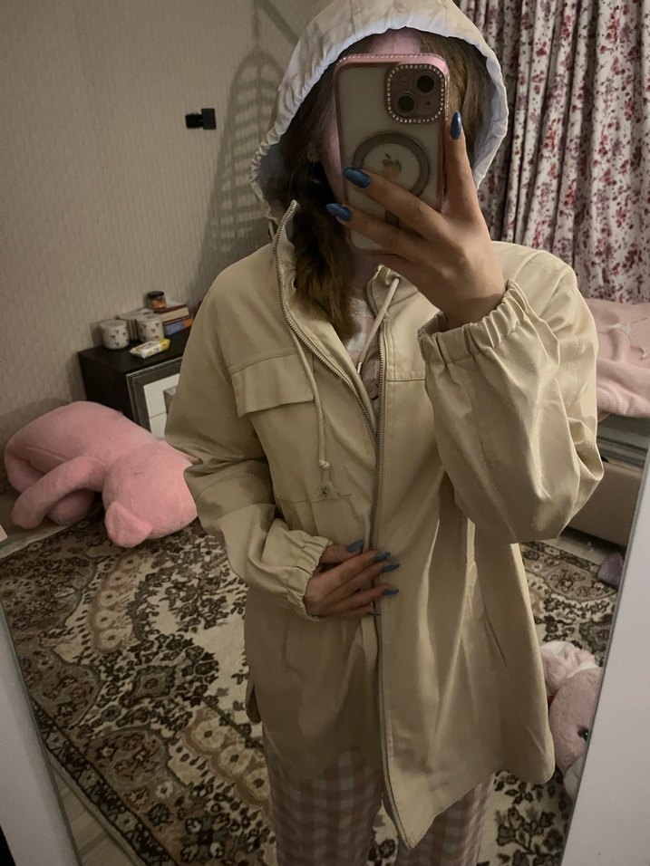 koton kapüşonlu yağmurluk - Görsel 3