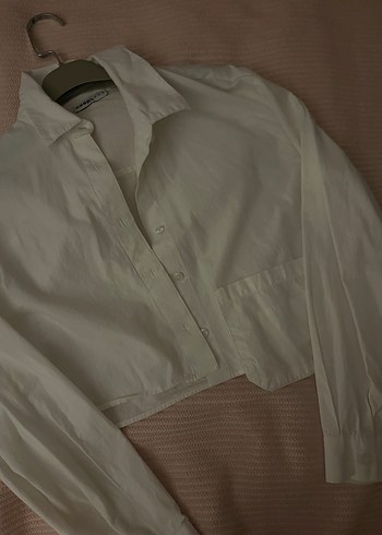 defacto dügmeli Beyaz Gömlek - Görsel 2