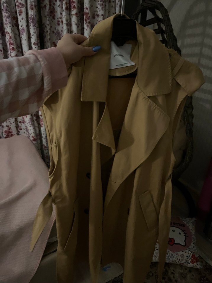 Bershka trenckot yelek - Görsel 5