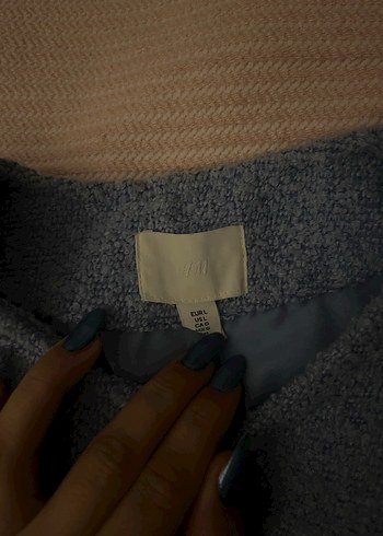 h&m mavi bomber ceket - Görsel 6