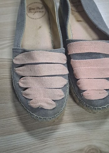 Gri Kadın Dolgu Topuklu Espadril - Görsel 2