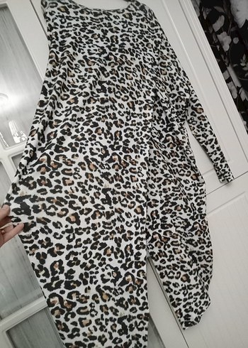 Alvina Leopar çapraz tunik