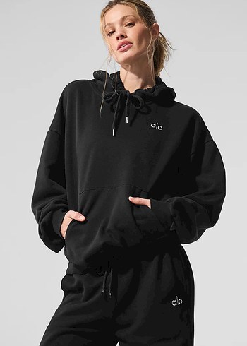 Alo Kapüşonlu Oversize Sweatshirt