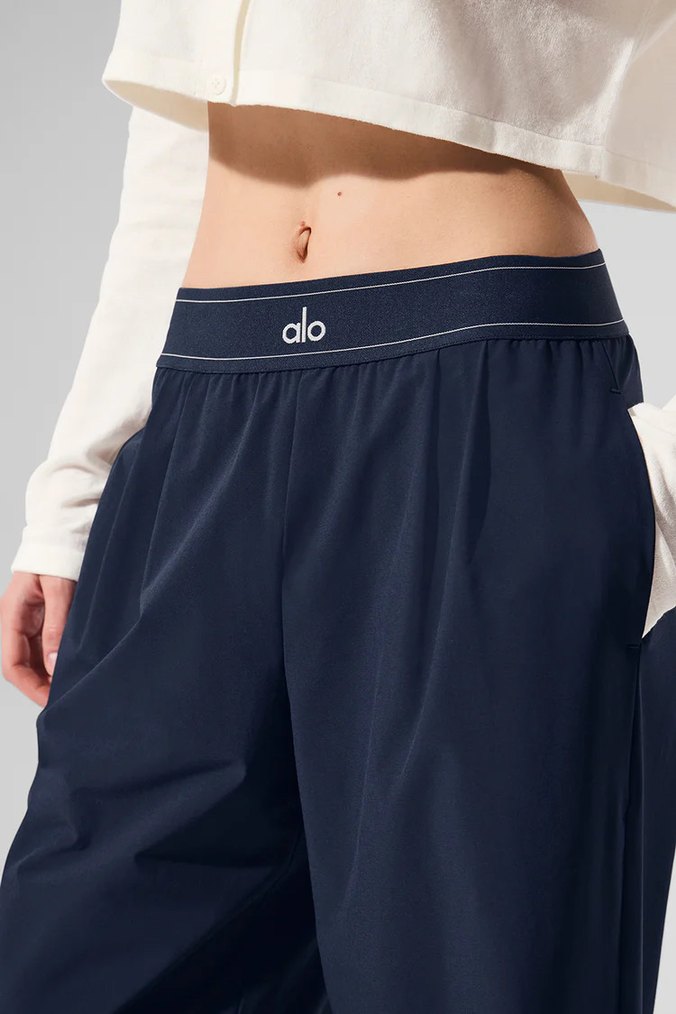 Alo yoga Lacivert Kadın palazzo pantolon - Görsel 4