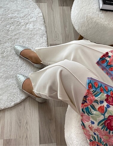 Duble kumaş çımalı pantolon