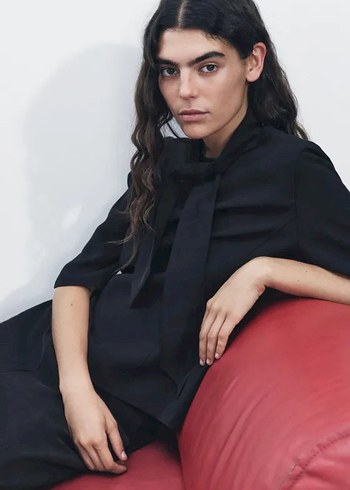 Zara Fiyonklu Bluz