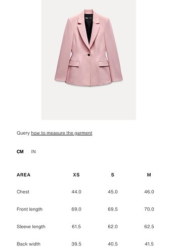 Zara Zara Blazer Ceket