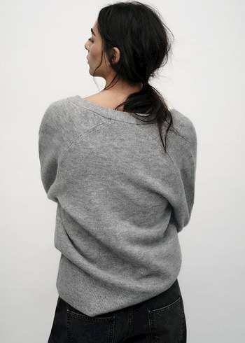 xl Beden gri Renk Zara Soft Dokulu Hırka