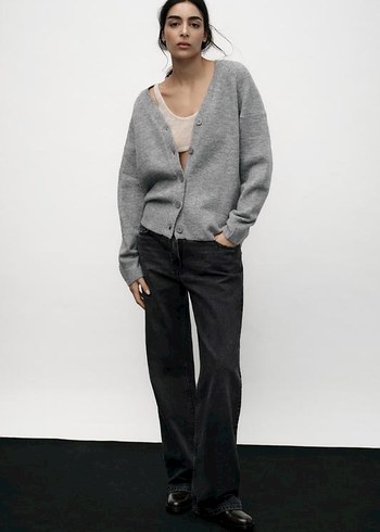 Zara Zara Soft Dokulu Hırka