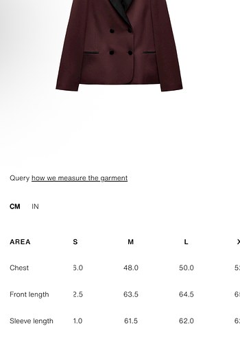 Zara Zara Kontrast Blazer Ceket