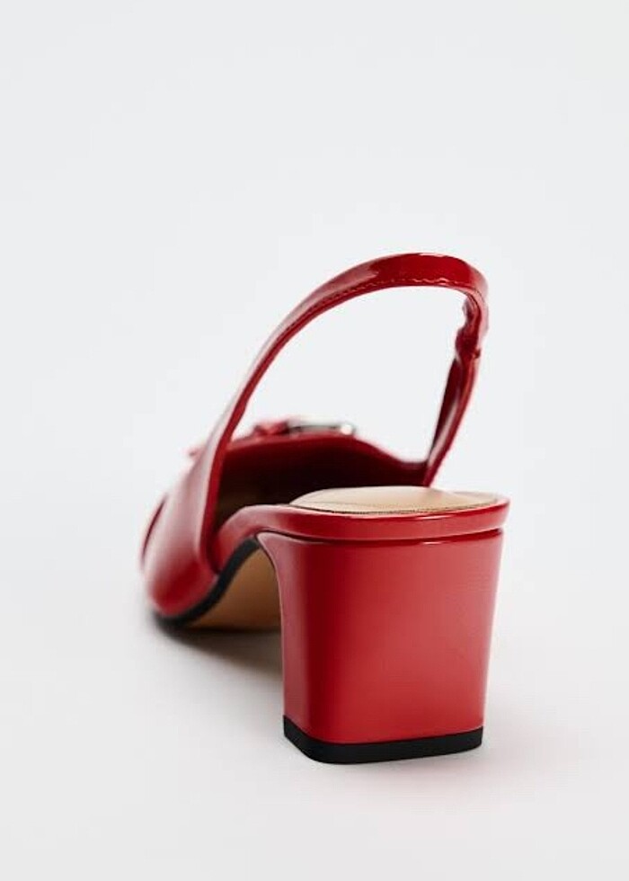 Zara Tokalı Rugan Topuklu Ayakkabı - Görsel 3