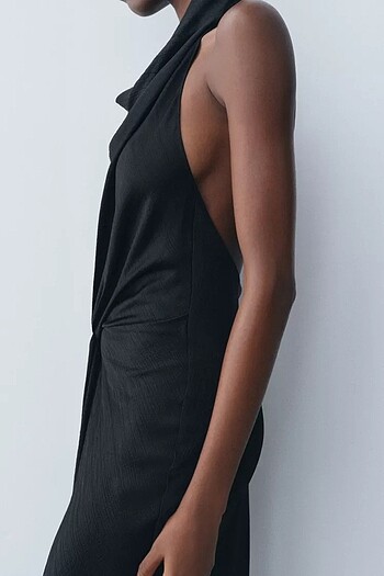Zara Zara ZW Collection Halter Yaka Elbise