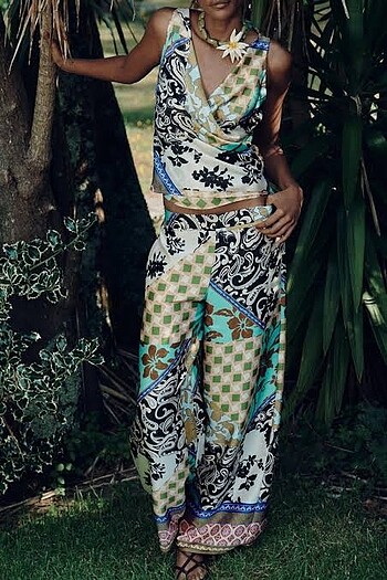 Zara Viral Saten Pantolon