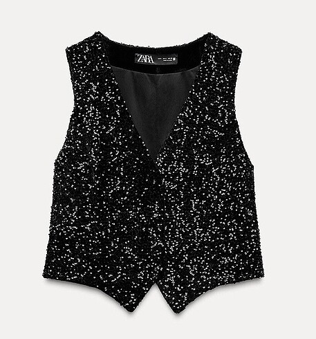 xs Beden Zara Pullu Payetli Bluz