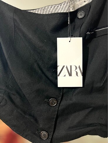 m Beden siyah Renk Zara Tek Omuz Bluz