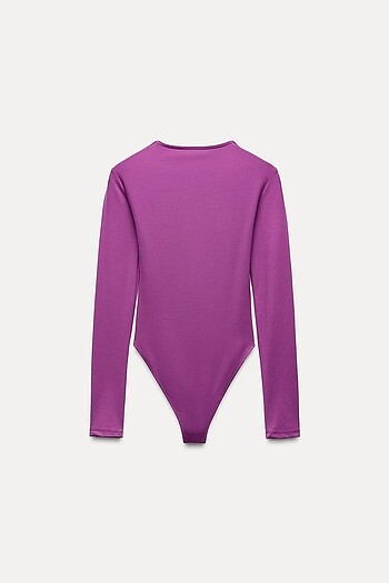 Zara Uzun Kollu Poliamid Body