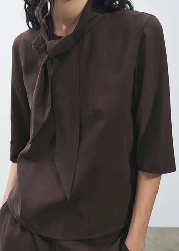 Zara Gömlek Bluz - Görsel 3