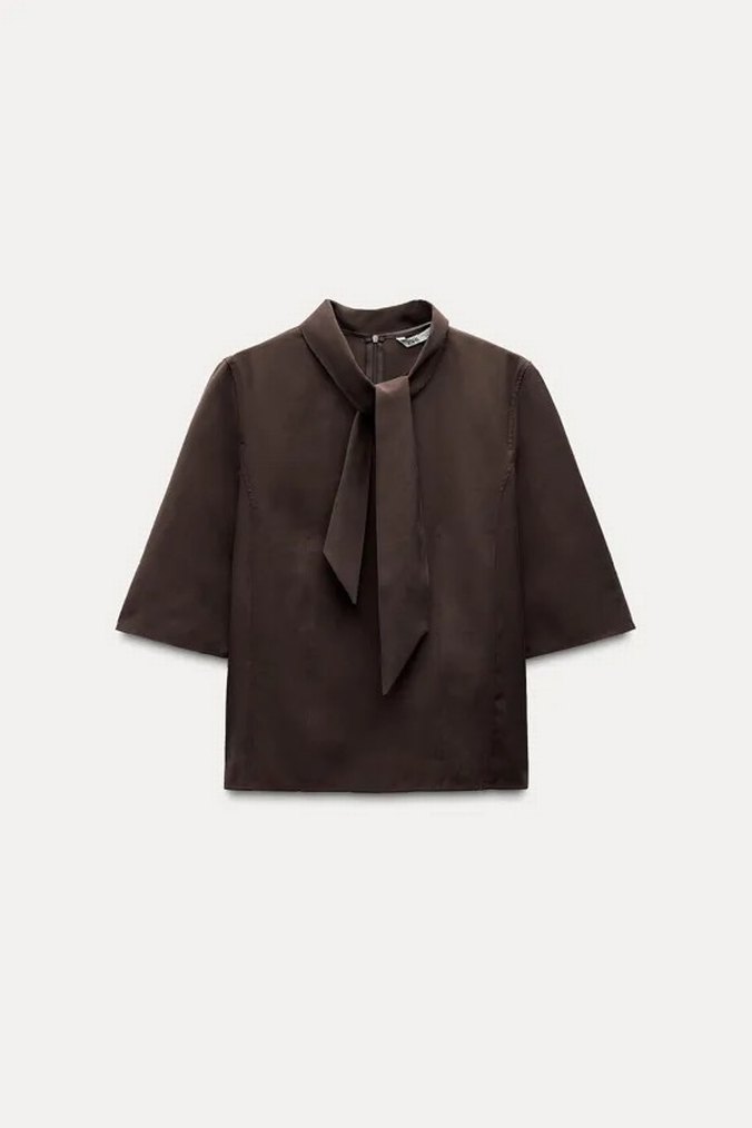 Zara Gömlek Bluz - Görsel 4