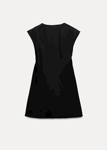 Zara Zara Büzgülü Kısa Elbise