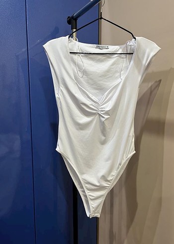 s Beden beyaz Renk Zara Polyamid Bodysuit