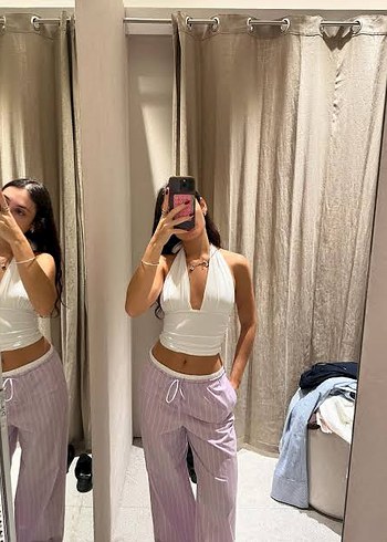 s Beden Zara Polyamid Halter Top