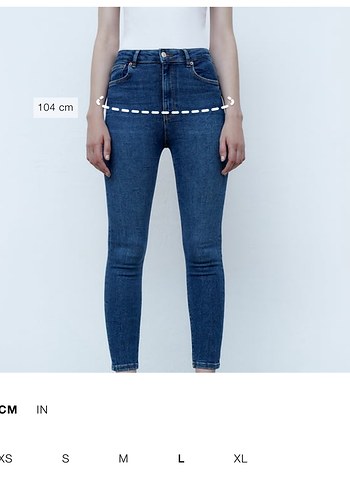 Zara Zara Dokulu Rahat Pantolon