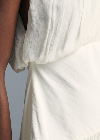 l Beden Zara ZW Collection Contrast Elbise