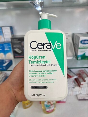 CERAVE KÖPÜREN TEMİZLEYİCİ