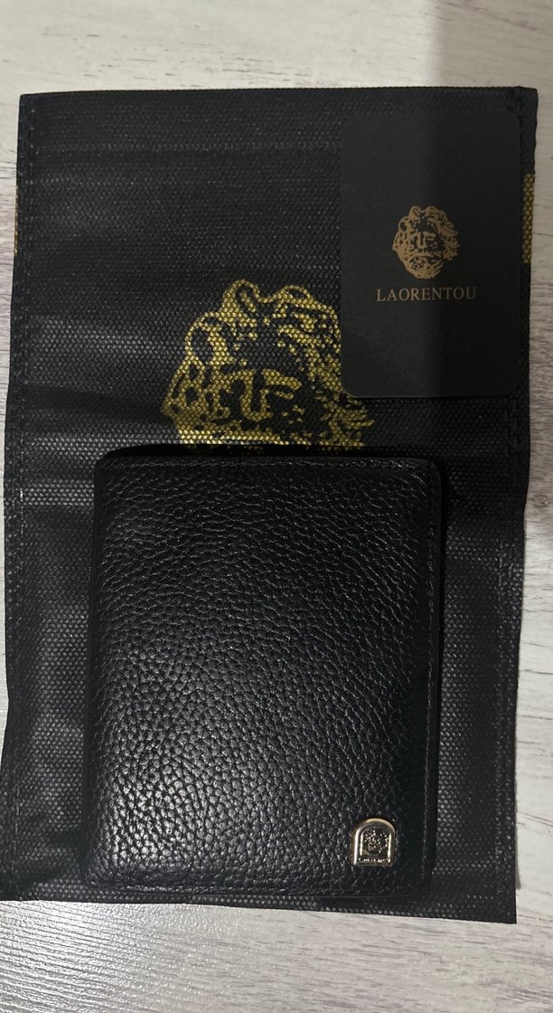 LAORENTOU Erkek Altın Desenli Cüzdan - Görsel 2