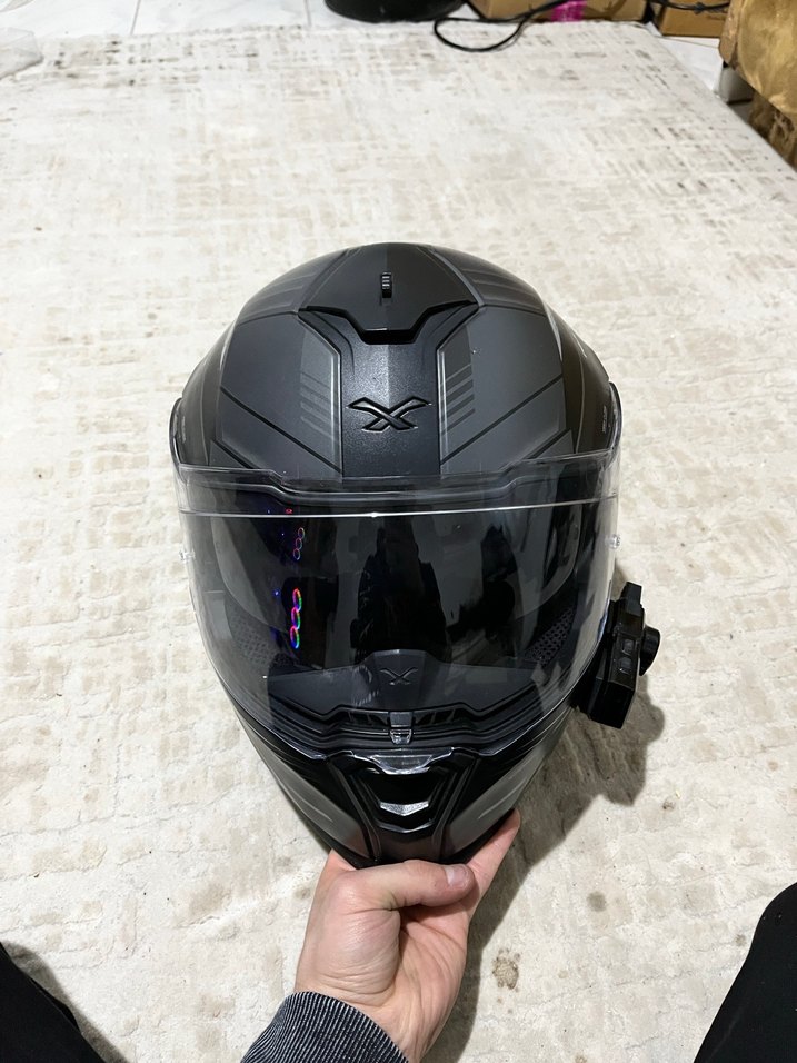 Nexx SX100R gridline black - Görsel 5