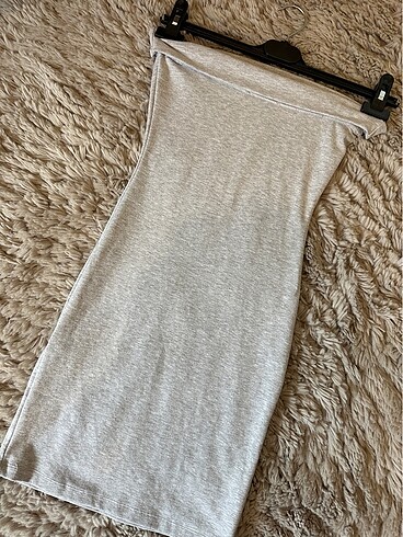 Bershka Mini elbise gri