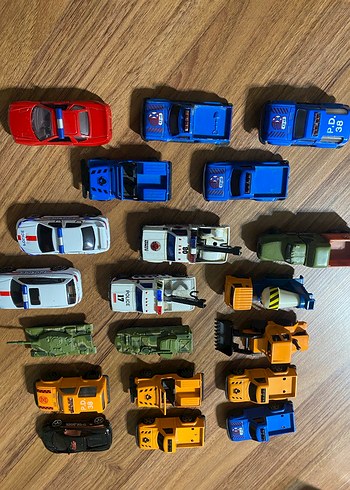 48 adet Çoklu Renkli Mini Oyuncak Arabalar Seti - Görsel 13