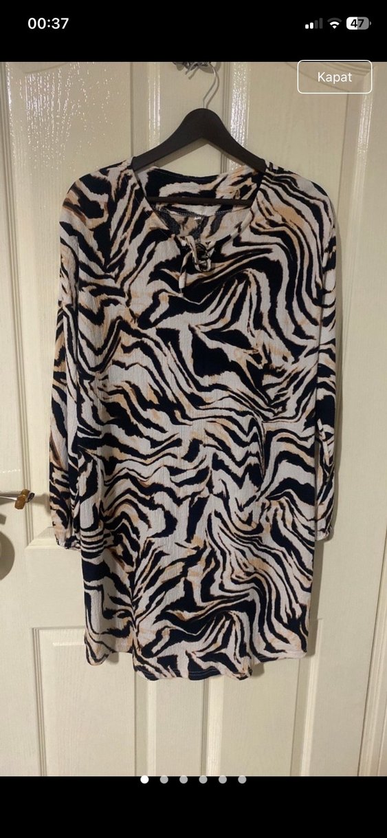 2 adet kısa rahat elbise ölçü fotoda - Görsel 2