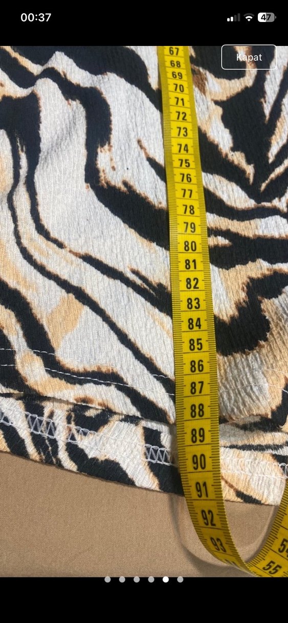 2 adet kısa rahat elbise ölçü fotoda - Görsel 5