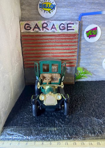 Turkuaz Klasik Oyuncak Araba YEŞİL - Görsel 2