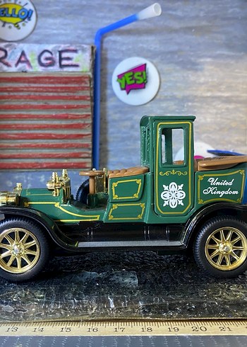 Turkuaz Klasik Oyuncak Araba YEŞİL - Görsel 5