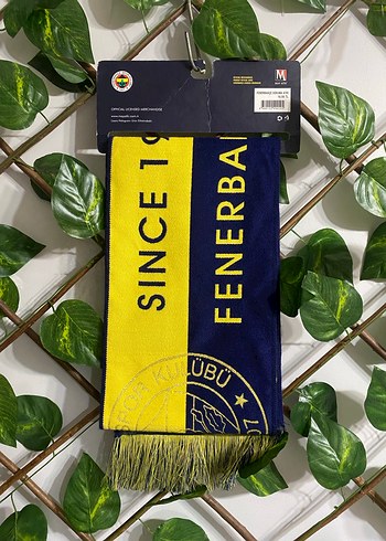 Sarı Lacivert Nakışlı Fenerbahçe Erkek Atkı - Görsel 2