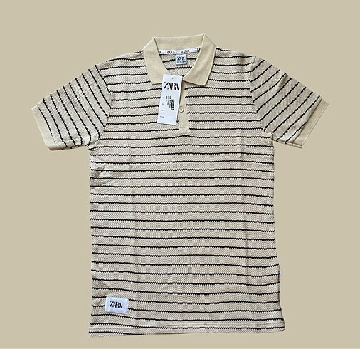 ZARA Trıko POLO JAKARLI TSHİRT