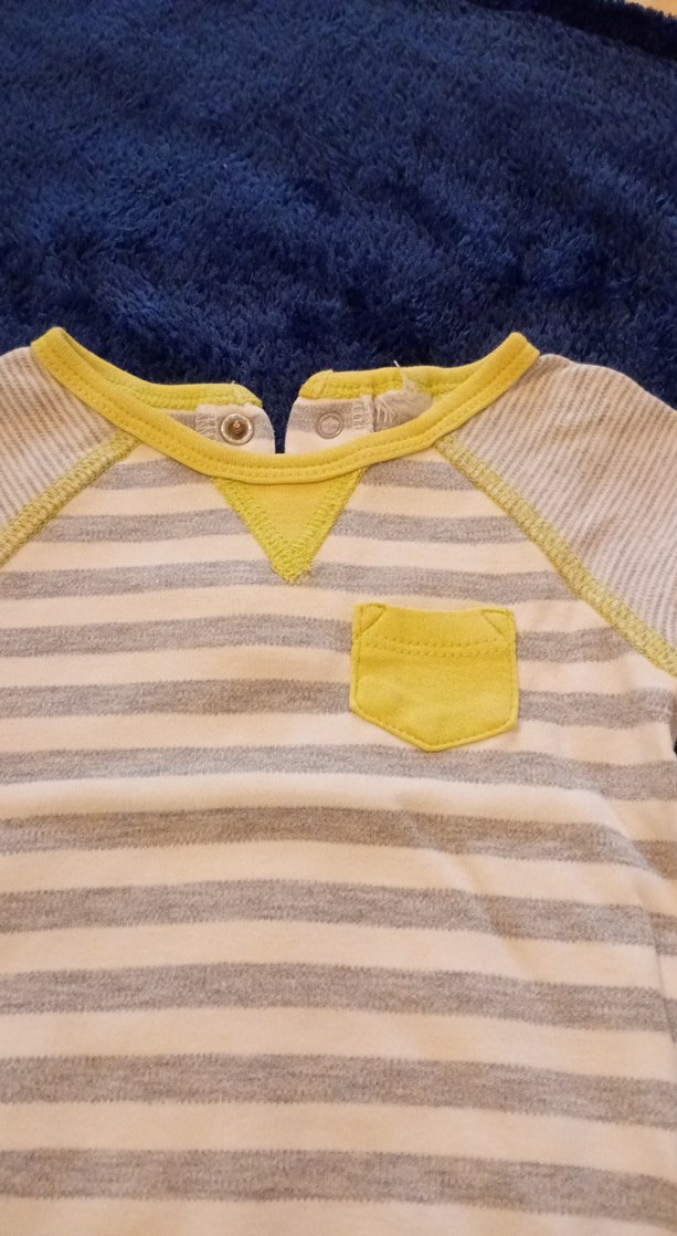 Uzun Kollu Gri Bebek Body - Görsel 2