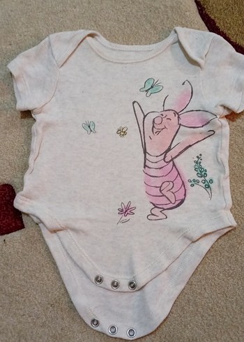 Kısa Kollu, Düğmeli Bebek Kız Çıtçıtlı Body - Görsel 6