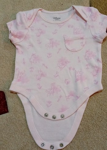 Kısa Kollu, Düğmeli Bebek Kız Çıtçıtlı Body - Görsel 5