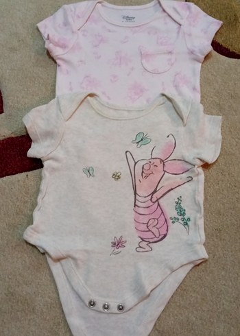 Kısa Kollu, Düğmeli Bebek Kız Çıtçıtlı Body